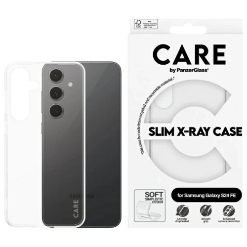 Etui CARE by PanzerGlass Slim X-Ray Case Samsung Galaxy S24 FE przezroczysty/transparent