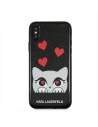 Hurtownia GSM - Karl Lagerfeld KLHCPXVDCBK husă pentru iPhone X neagră Valentine - KLD227BLK - {ean13} - Hurt