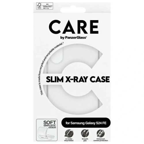 Etui CARE by PanzerGlass Slim X-Ray Case Samsung Galaxy S24 FE przezroczysty/transparent