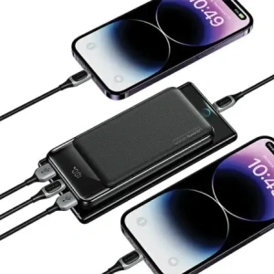 Hurtownia GSM - USAMS XY Series Powerbank 10000mAh 10W MicroUSB, 2xUSB-A, USB-C schwarz - USA1193 - {ean13} - Hurt