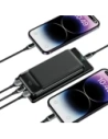 Hurtownia GSM - Baterie externă USAMS XY Series 10000mAh 10W MicroUSB, 2xUSB-A, USB-C neagră - USA1193 - {ean13} - Hurt