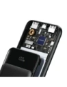 Hurtownia GSM - Powerbanka USAMS XY Series 10000mAh 10W MicroUSB, 2xUSB-A, USB-C černá/black - USA1193 - {ean13} - Hurt
