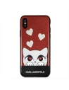 Wholesale Karl Lagerfeld KLHCPXVDCRE iPhone X hard case red Valentine - KLD228RED - {ean13} - Hurt