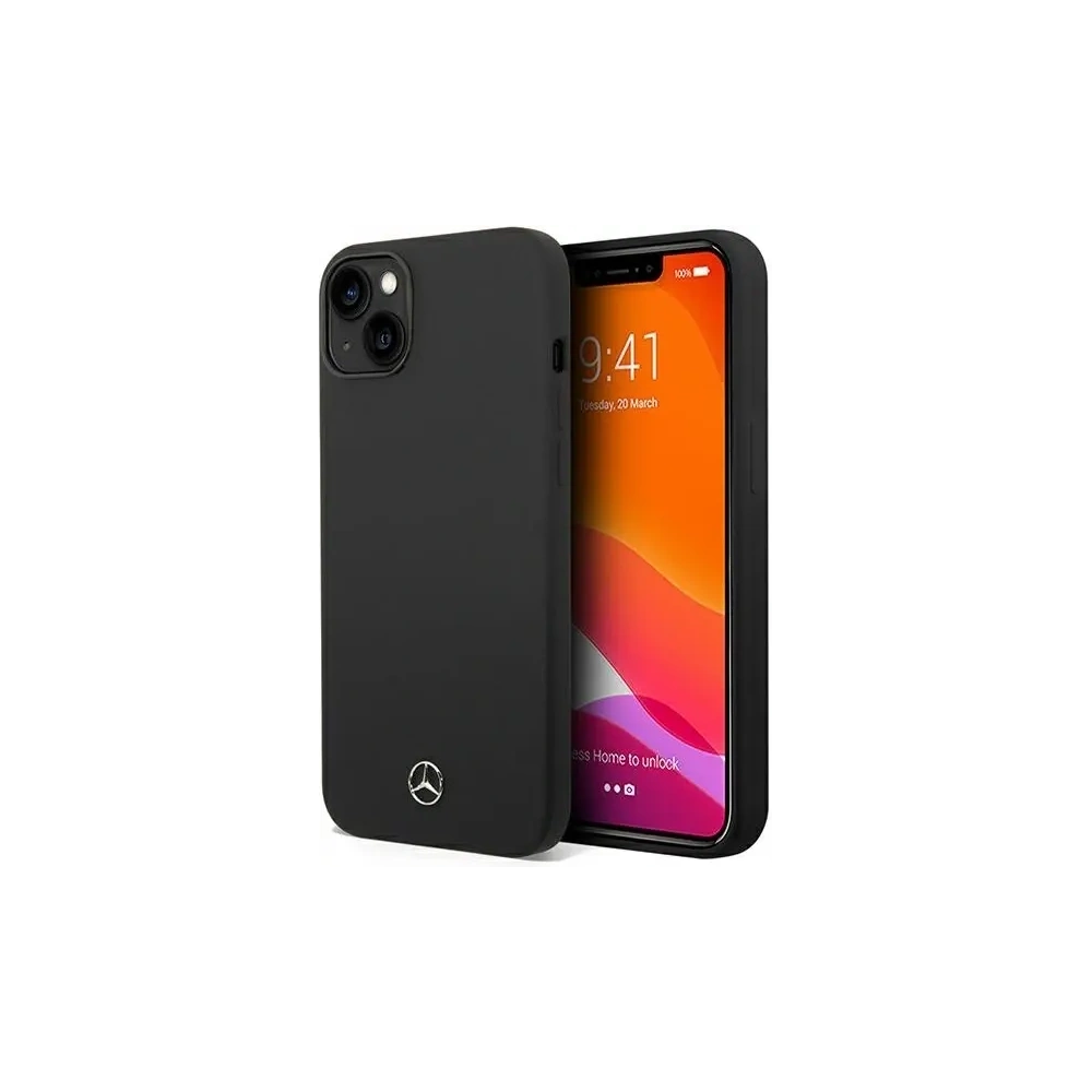 Hurtownia GSM - Mercedes MEHMP14MSILBK Apple iPhone 14 Plus / 15 Plus hardcase Silicon Line Magsafe negru - MRS210 - {ean13} - Hurt