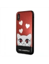Wholesale Karl Lagerfeld KLHCPXVDCRE iPhone X hard case red Valentine - KLD228RED - {ean13} - Hurt