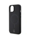 Wholesale Mercedes MEHMP14S23RCMK Apple iPhone 13 / 14 / 15 hardcase Smooth Leather MagSafe black - MRS211 - {ean13} - Hurt