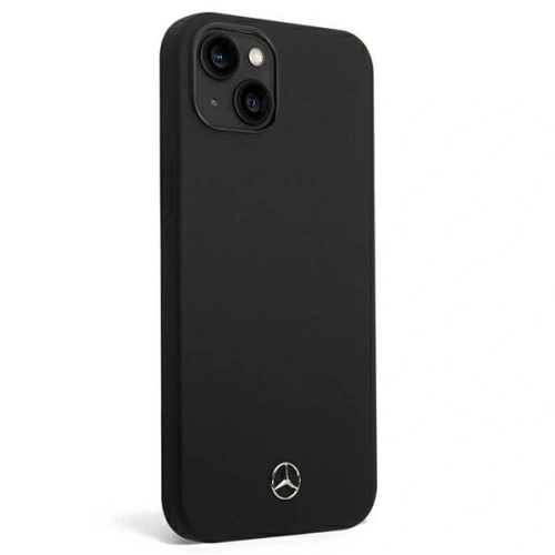 Etui Mercedes MEHMP14SSILBK Apple iPhone 13 / 14 / 15 hardcase Silicone Line Magsafe czarny/black