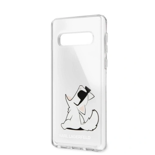 Karl Lagerfeld KLHCS10CFNRC S10 G973 hardcase transparent Choupette Fun