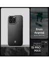 Hurtownia GSM - [OUTLET] Etui Spigen Enzo Aramid Mag MagSafe Apple iPhone 15 Pro Max Matt Fekete - OT-762 - {ean13} - Hurt