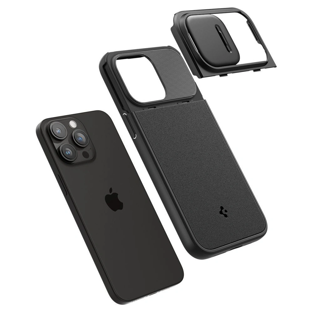 Hurtownia GSM - [OUTLET] Husa Spigen Optik Armor Mag MagSafe Apple iPhone 15 Pro Negru - OT-763 - {ean13} - Hurt