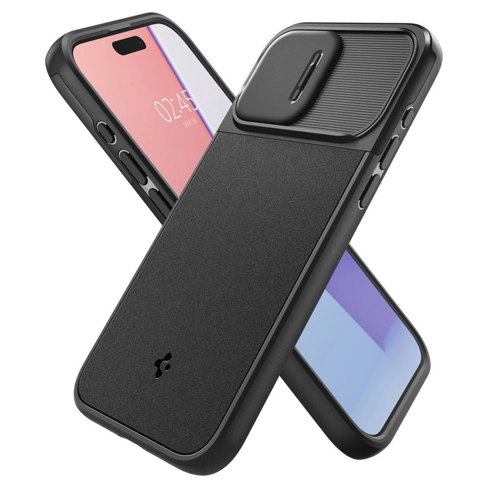 Hurtownia GSM - [OUTLET] Husa Spigen Optik Armor Mag MagSafe Apple iPhone 15 Pro Negru - OT-763 - {ean13} - Hurt