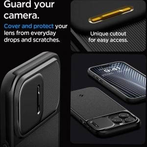 Hurtownia GSM - [OUTLET] Case Spigen Optik Armor Mag MagSafe Apple iPhone 15 Pro Schwarz - OT-763 - {ean13} - Hurt