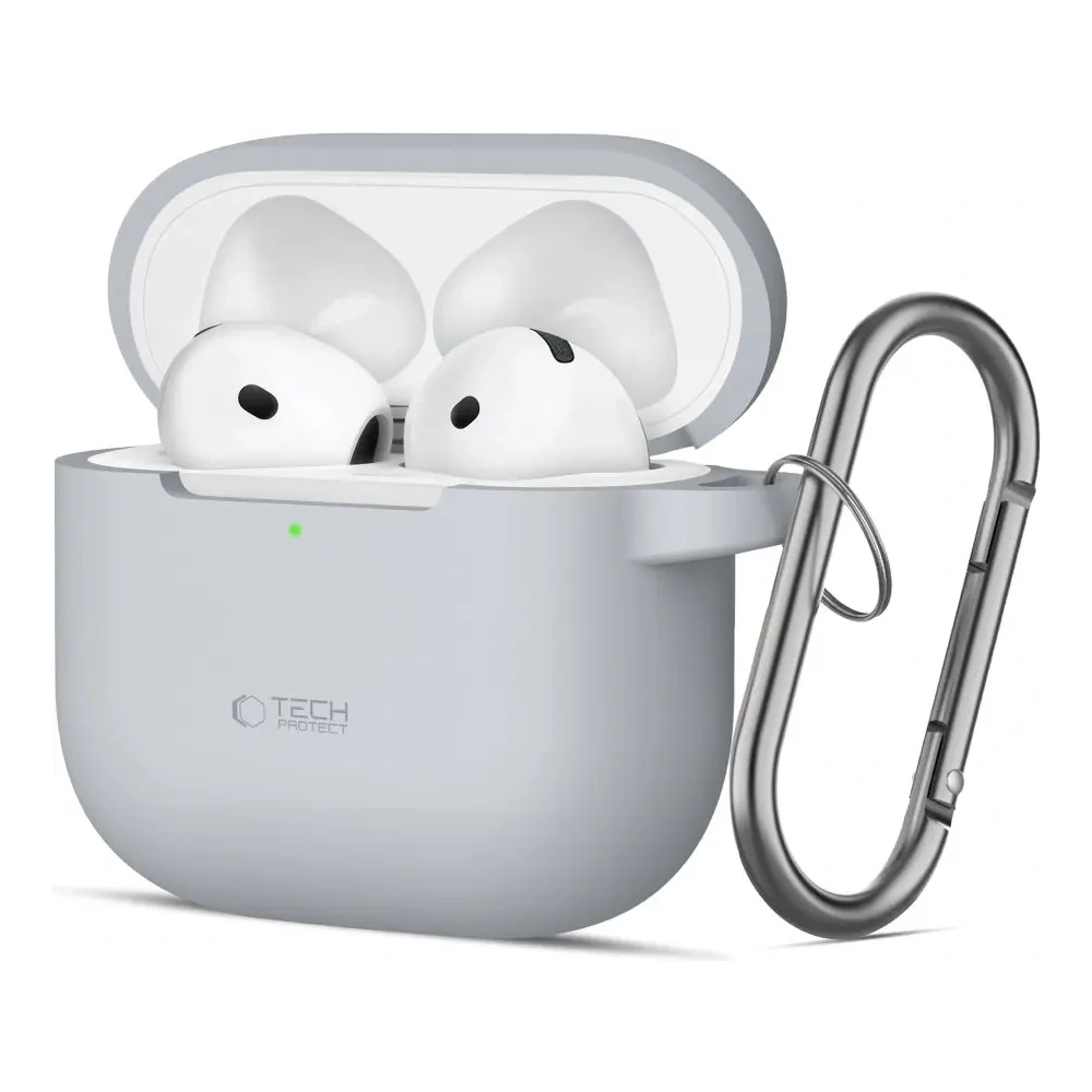 Hurtownia GSM - Etui Tech-Protect silikonový háček Apple Airpods 4 Crayon Grey - THP3436 - {ean13} - Hurt
