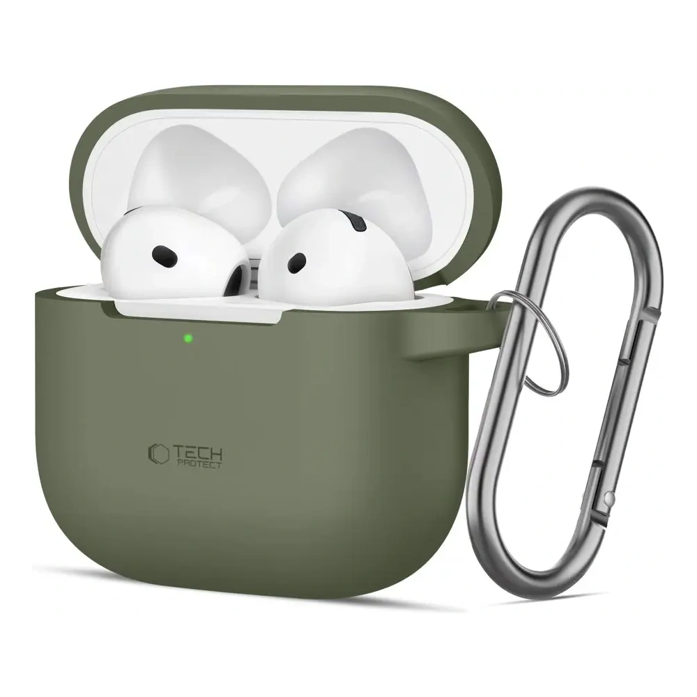 Hurtownia GSM - Etui Tech-Protect Silicone Hook Apple Airpods 4 Olive Green - THP3437 - {ean13} - Hurt