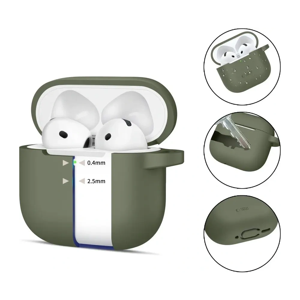 Hurtownia GSM - Tech-Protect Szilikon Horgony Apple Airpods 4 Olíva Zöld - THP3437 - {ean13} - Hurt