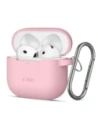 Tech-Protect Szilikon Kampó Apple Airpods 4 Poros Rózsaszín