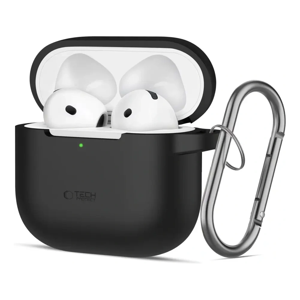 Hurtownia GSM - Tech-Protect Cârlig din silicon Apple Airpods 4 Negru - THP3439 - {ean13} - Hurt