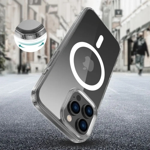 Etui Tech-Protect Flexair Hybrid MagSafe Samsung Galaxy S24 FE Clear