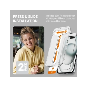 Hurtownia GSM - Zesílené sklo Crong EasyShield Apple iPhone 16 Pro Max [2 PACK] - CRG811 - {ean13} - Hurt