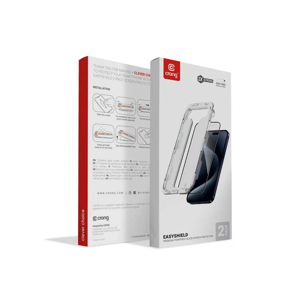 Hurtownia GSM - Crong EasyShield Apple iPhone 16 Pro Max [2 PACK] - CRG811 - {ean13} - Hurt