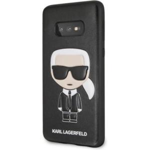 Karl Lagerfeld KLHCS10LIKPUBK S10e G970 hardcase black Iconic Karl Embossed