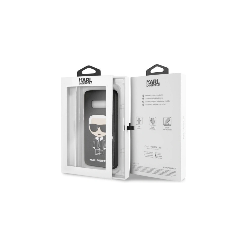 Hurtownia GSM - Karl Lagerfeld KLHCS10LIKPUBK S10e G970 hardcase czarny/black Iconic Karl Embossed - KLD233BLK - {ean13} - Hurt