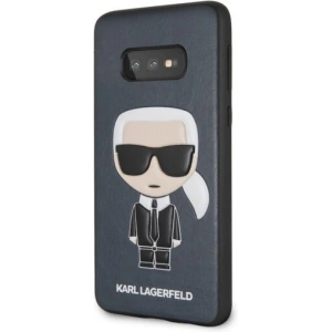 Karl Lagerfeld KLHCS10LIKPUBL S10e G970 hardcase navy Iconic Karl Embossed