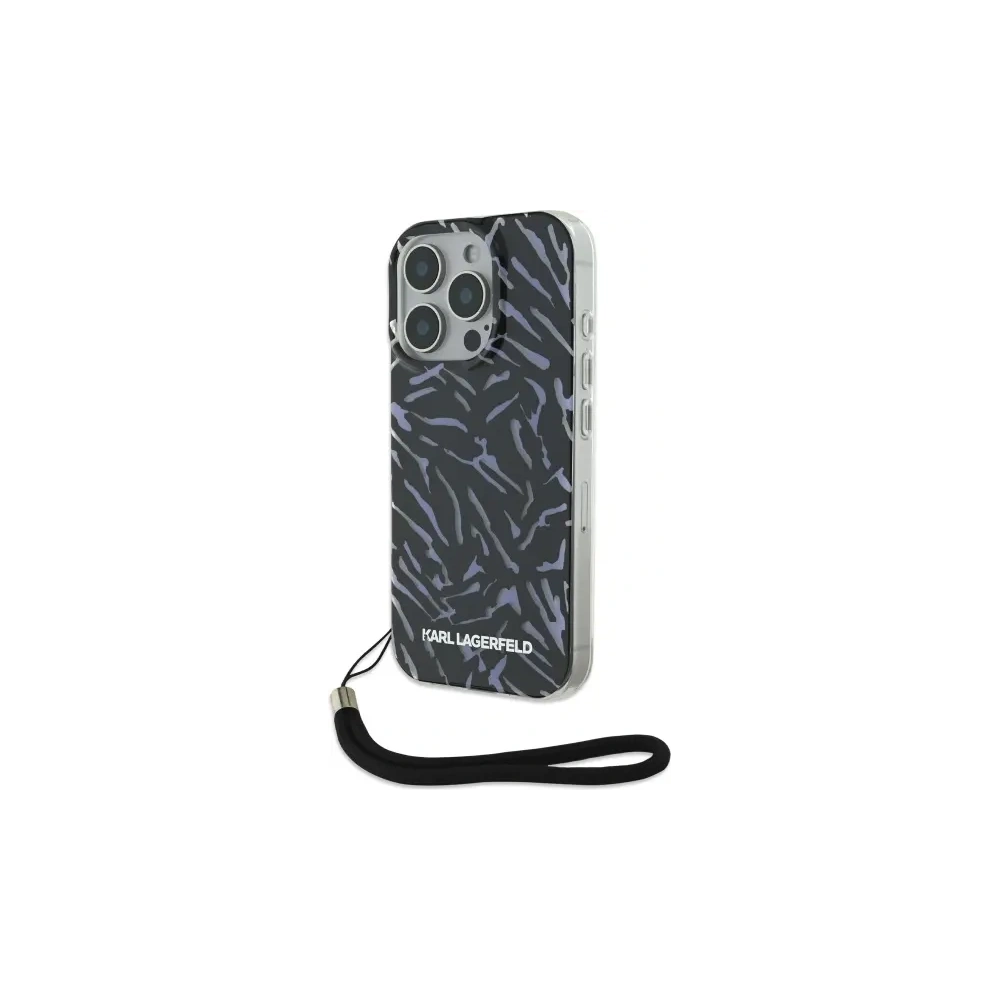 Hurtownia GSM - Etui Karl Lagerfeld KLHCP16LHZBPKCCU Apple iPhone 16 Pro Zebra s kabelem fialový/purple - KLD21787 - {ean13} - Hurt