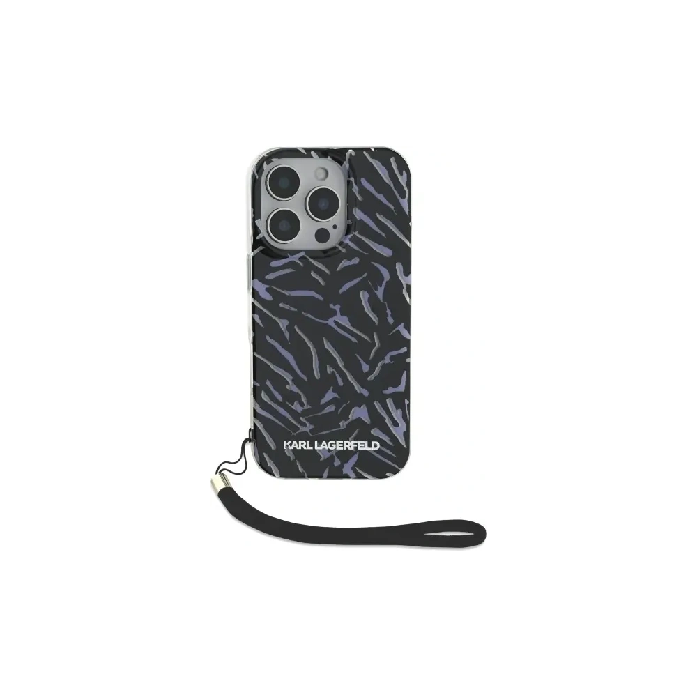 Hurtownia GSM - Etui Karl Lagerfeld KLHCP16LHZBPKCCU Apple iPhone 16 Pro Zebra s kabelem fialový/purple - KLD21787 - {ean13} - Hurt