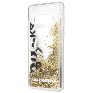 Hurtownia GSM - Karl Lagerfeld KLHCS10LROGO S10e G970 negru-aurie/black & gold hard case Glitter - KLD236BLKGLD - {ean13} - Hurt