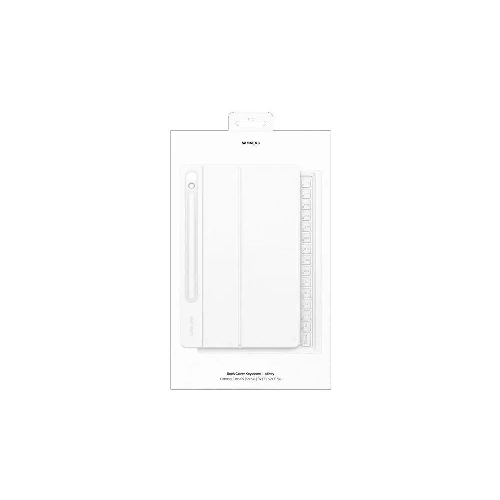 Hurtownia GSM - Etui Samsung EF-DX725UWEGWW Galaxy Tab S9 / S9 FE Book Cover Keyboard bílý/white - SMG1185 - {ean13} - Hurt
