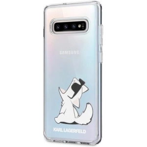 Karl Lagerfeld KLHCS10PCFNRC S10 Plus G975 transparent hardcase Choupette Fun