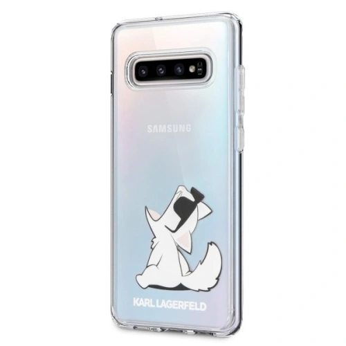 Karl Lagerfeld KLHCS10PCFNRC S10 Plus G975 hardcase transparent Choupette Fun
