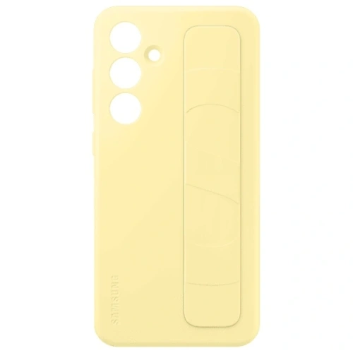 Etui Samsung EF-GS721CYEGWW Galaxy S24 FE Standing Grip Case żółty/yellow