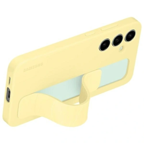 Etui Samsung EF-GS721CYEGWW Galaxy S24 FE Standing Grip Case żółty/yellow