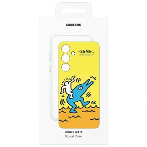 Etui Samsung EF-MS721CYEGWW Galaxy S24 FE Flipsuit Case żółty/yellow