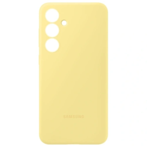Etui Samsung EF-PS721CYEGWW Galaxy S24 FE Silicone Case żółty/yellow