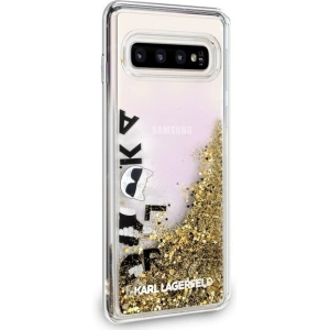 Hurtownia GSM - Karl Lagerfeld KLHCS10PROGO S10 Plus G975 negru-auriu/black & gold hard case Glitter - KLD239BLKGLD - {ean13} - Hurt