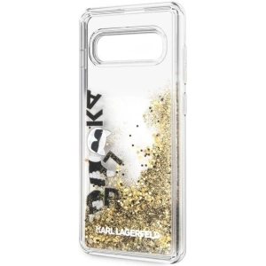 Hurtownia GSM - Karl Lagerfeld KLHCS10PROGO S10 Plus G975 negru-auriu/black & gold hard case Glitter - KLD239BLKGLD - {ean13} - Hurt