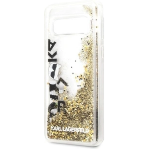 Wholesale Karl Lagerfeld KLHCS10ROGO S10 G973 black & gold hard case Glitter - KLD240BLKGLD - {ean13} - Hurt