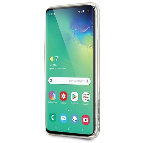 Karl Lagerfeld KLHCS10ROGO S10 G973 czarno-złoty/black & gold hard case Glitter