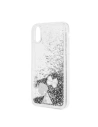 Hurtownia GSM - Etui Guess GUHCPXGLHFLSI Apple iPhone X/XS argintiu/silver carcasă rigidă Glitter Hearts - GUE317SLVHEA - {ean13} - Hurt
