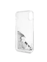Hurtownia GSM - Etui Guess GUHCPXGLHFLSI Apple iPhone X/XS argintiu/silver carcasă rigidă Glitter Hearts - GUE317SLVHEA - {ean13} - Hurt