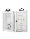 Hurtownia GSM - Etui Guess GUHCPXGLHFLSI Apple iPhone X/XS argintiu/silver carcasă rigidă Glitter Hearts - GUE317SLVHEA - {ean13} - Hurt