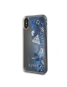 Hurtownia GSM - Etui Guess GUHCPXGLUFLBL Apple iPhone X purple/fioletowy hard case Glitter Liquid - GUE318PRP - {ean13} - Hurt