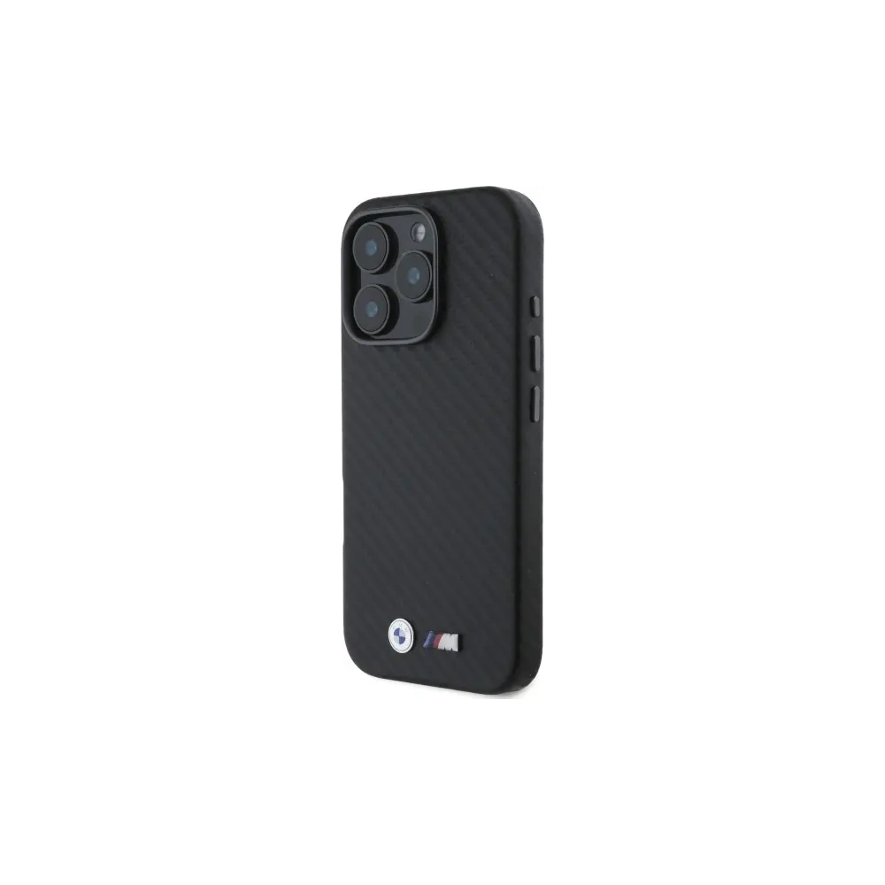 Hurtownia GSM - BMW BMHCP16L23PUFWC Apple iPhone 16 Pro Hardcase Carbon umwickelt Metall schwarz - BMW691 - {ean13} - Hurt