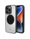 Mercedes MEHMP15L23ACMS Apple iPhone 15 Pro kemény tok Bőr&Alu MagSafe ezüst
