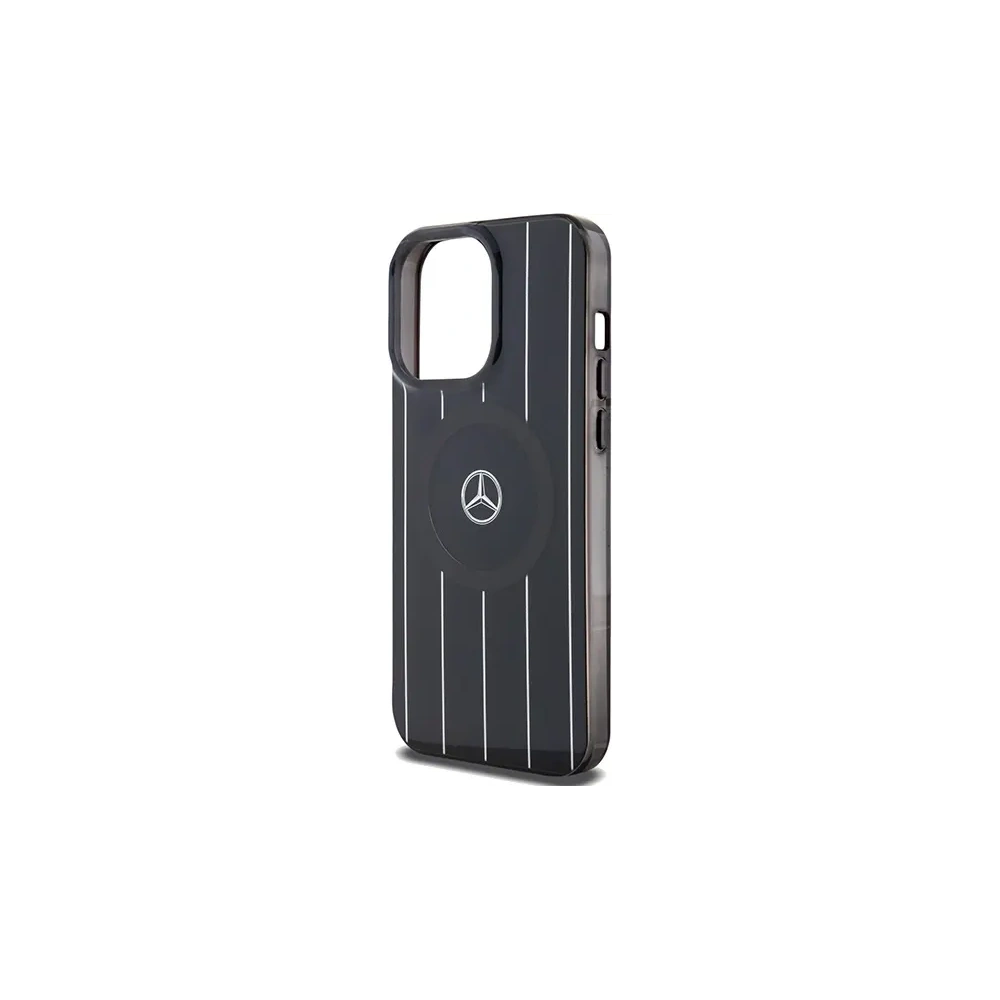 Hurtownia GSM - Mercedes MEHMP15L23HRSK Apple iPhone 15 Pro kemény tok Dupla réteg Keresztvonalak MagSafe fekete - MRS218 - {ean13} - Hurt