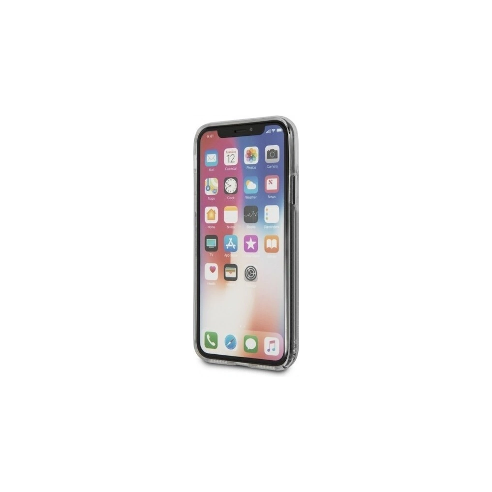 Hurtownia GSM - Etui Guess GUHCPXGLUFLRA Apple iPhone X raspberry hard case Glitter Liquid - GUE320 - {ean13} - Hurt