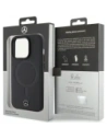 Hurtownia GSM - Mercedes MEHMP15L23RCMK Apple iPhone 15 Pro keménytok Simává bőr MagSafe fekete - MRS219 - {ean13} - Hurt